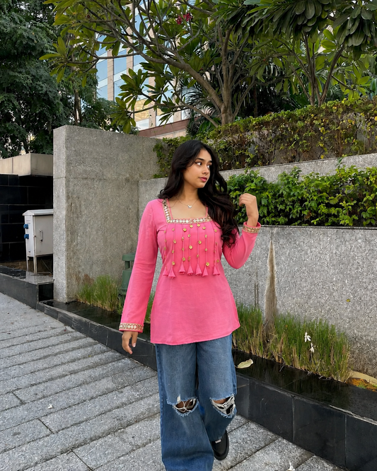 Zarika Pink Kurti