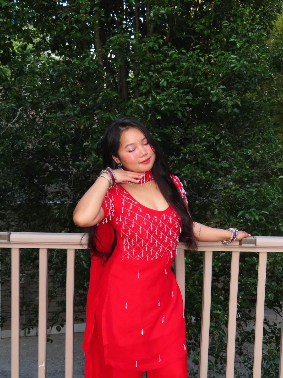 Elegant Red Ethnic Kurta Set | Party & Festive Wear